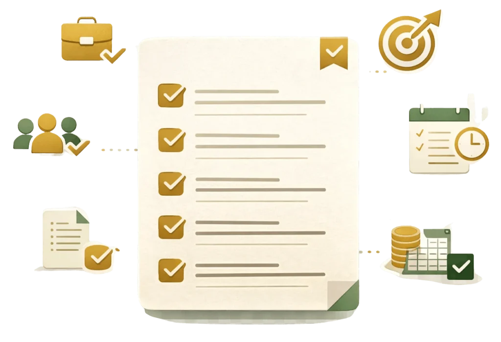 Co przygotować przed wypełnieniem briefu do strony