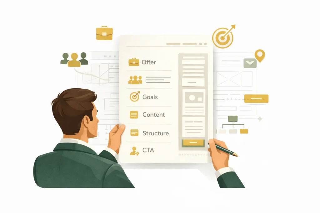 Najważniejsze elementy briefu do strony firmowej.